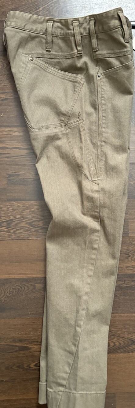 Rare Find ONASSIS Pants Womens 29x28 Khaki Soft Paneled